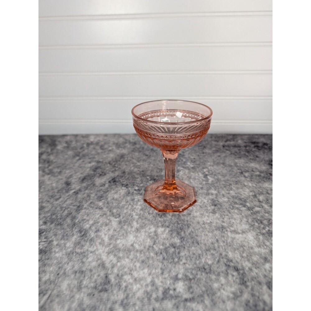 Imperial Fancy Colonial pink 4.5 inch footed Cordial Glass